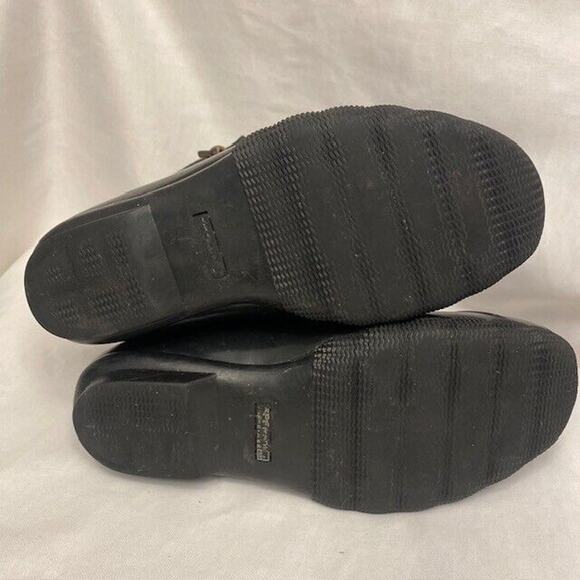 SPERRY Top Sider Duck Suede Ankle Boots Black Saltwater Waterproof Womens 7.5 - Picture 6 of 7